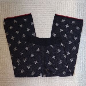 Zara Black and White Textured Pants